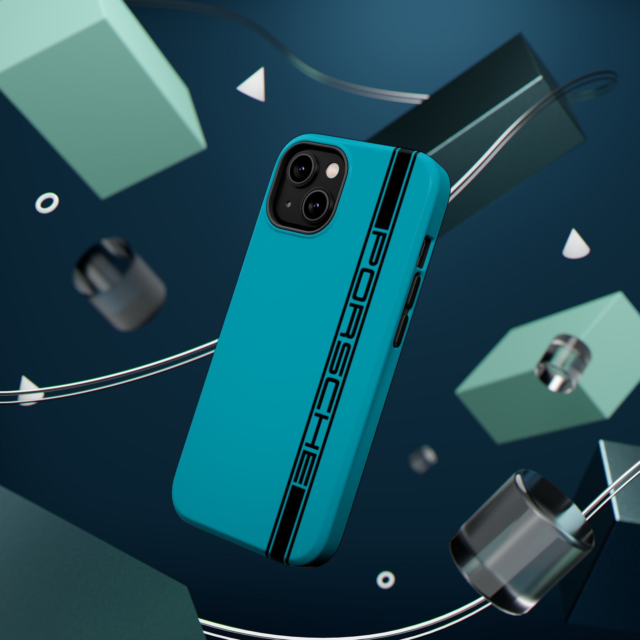 Porsche Miami blue inspired Magnetic Tough Cases