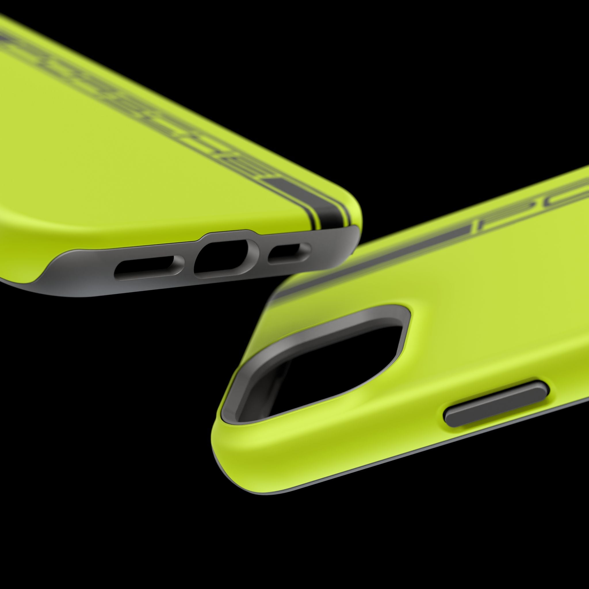 Porsche Acid Green Magnetic Tough Cases