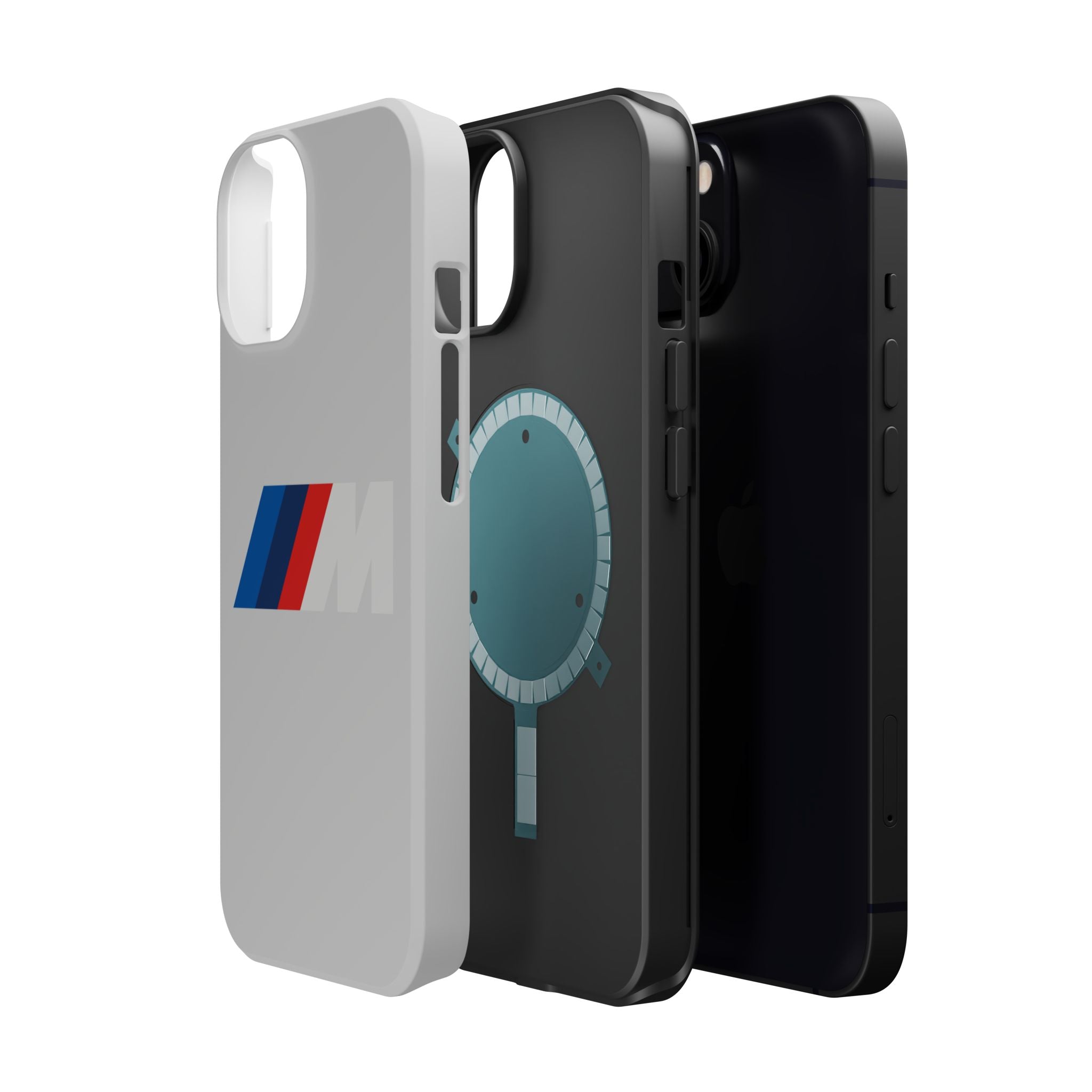 M badge inspired Magnetic Tough Cases