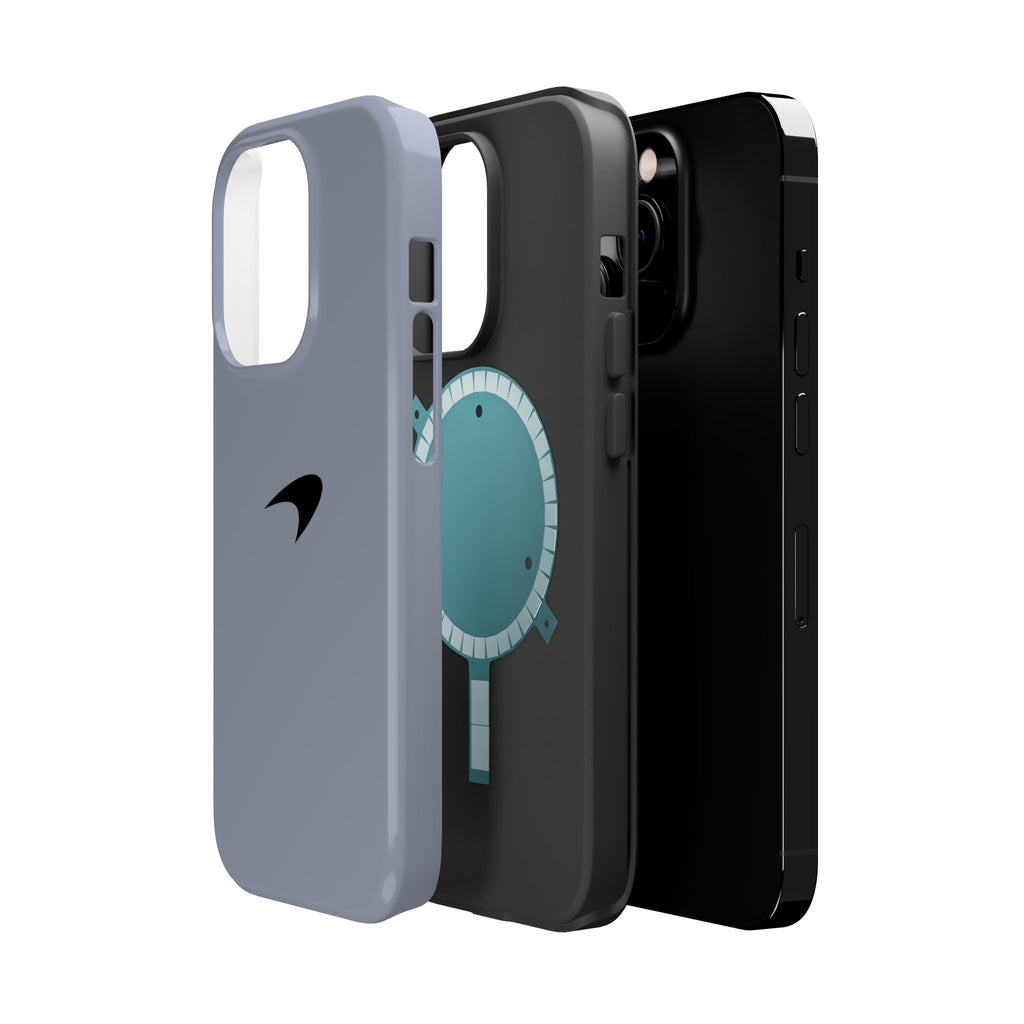 Titanium silver McLaren inspired Magnetic Tough Cases