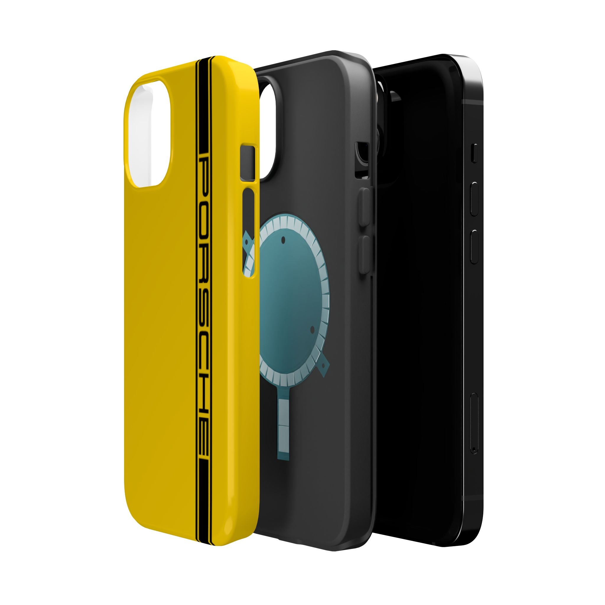 Porsche Speed yellow inspired Magnetic Tough Cases
