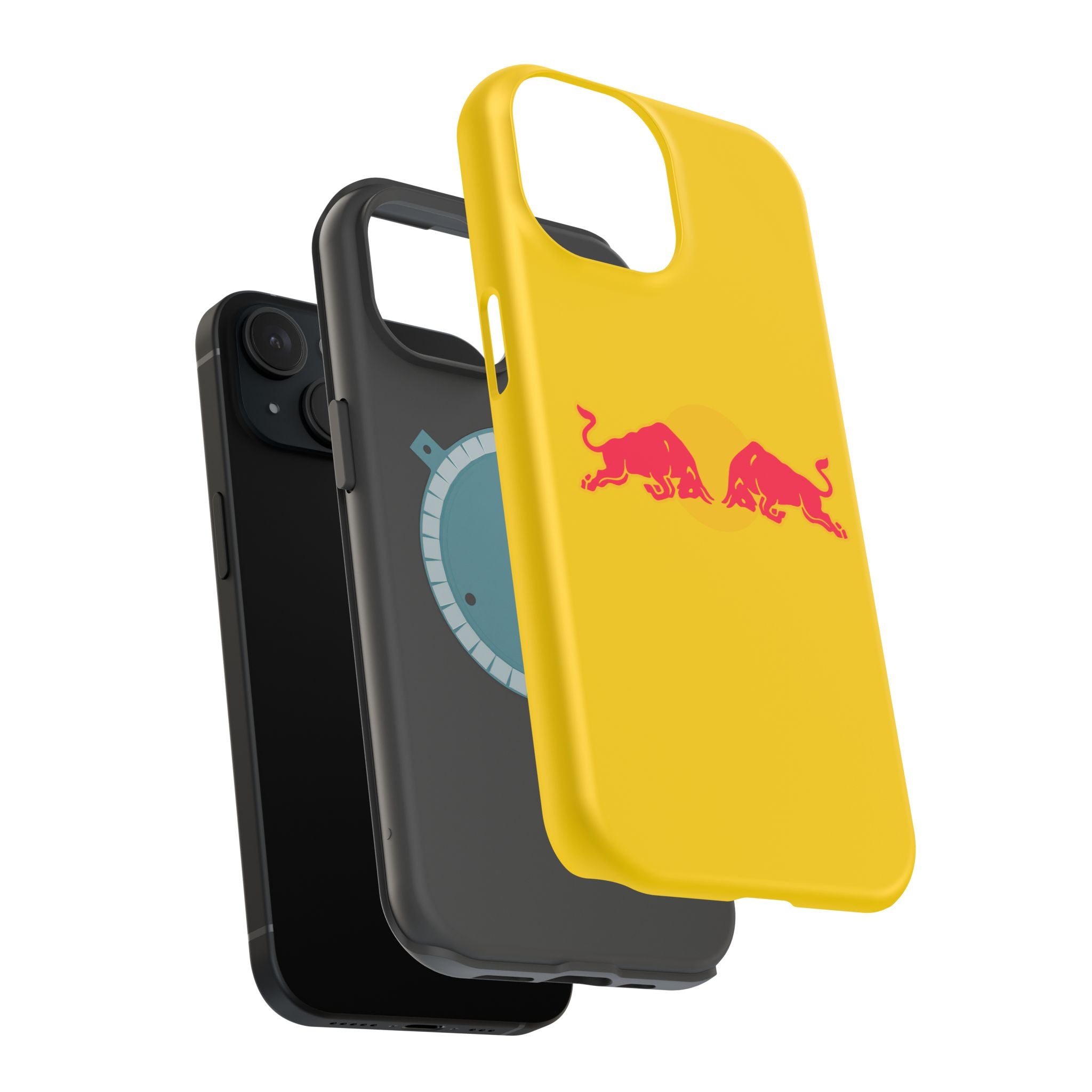 Red Bull yellow inspired Magnetic Tough Cases