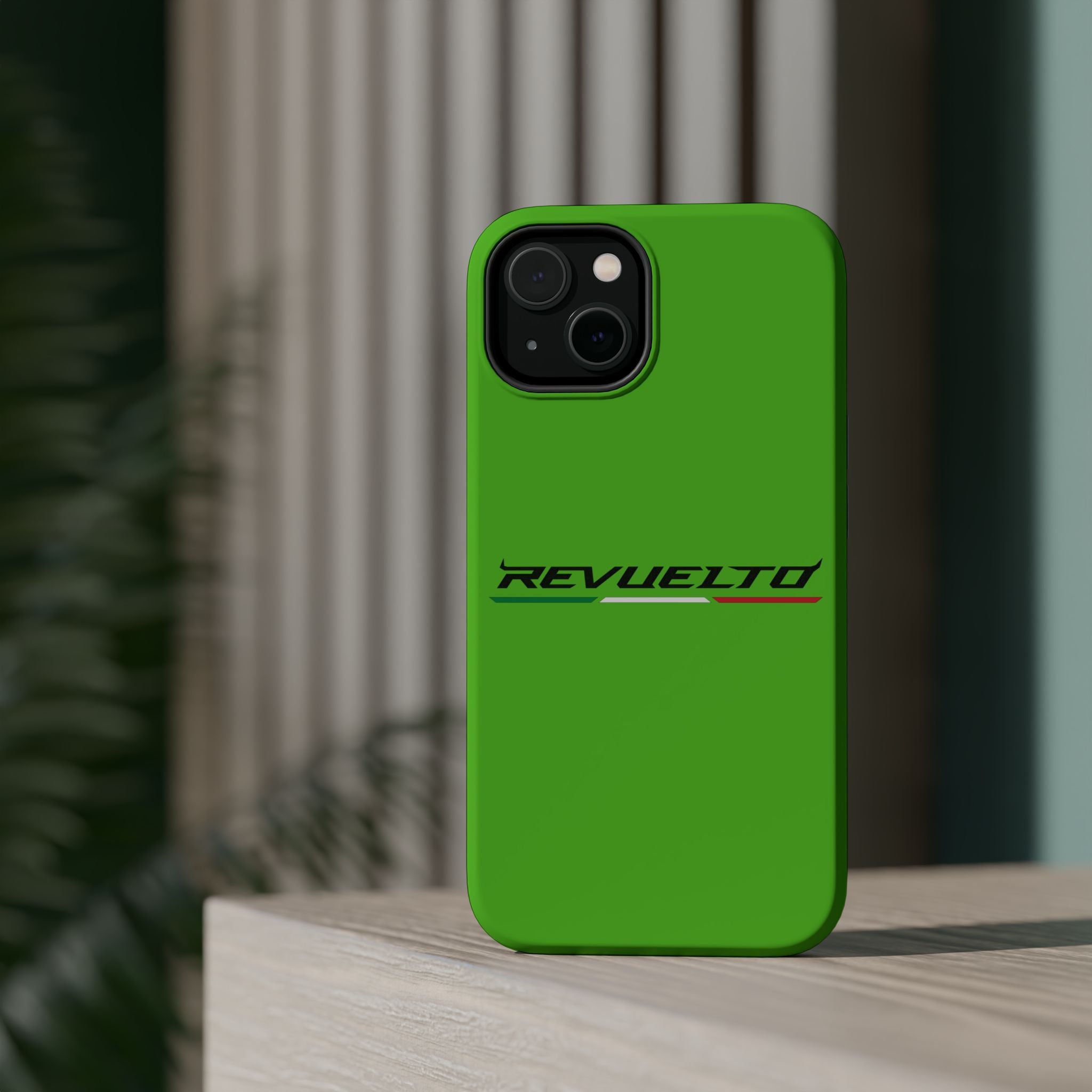 Lamborghini Revuelto Green inspired Magnetic Tough Cases