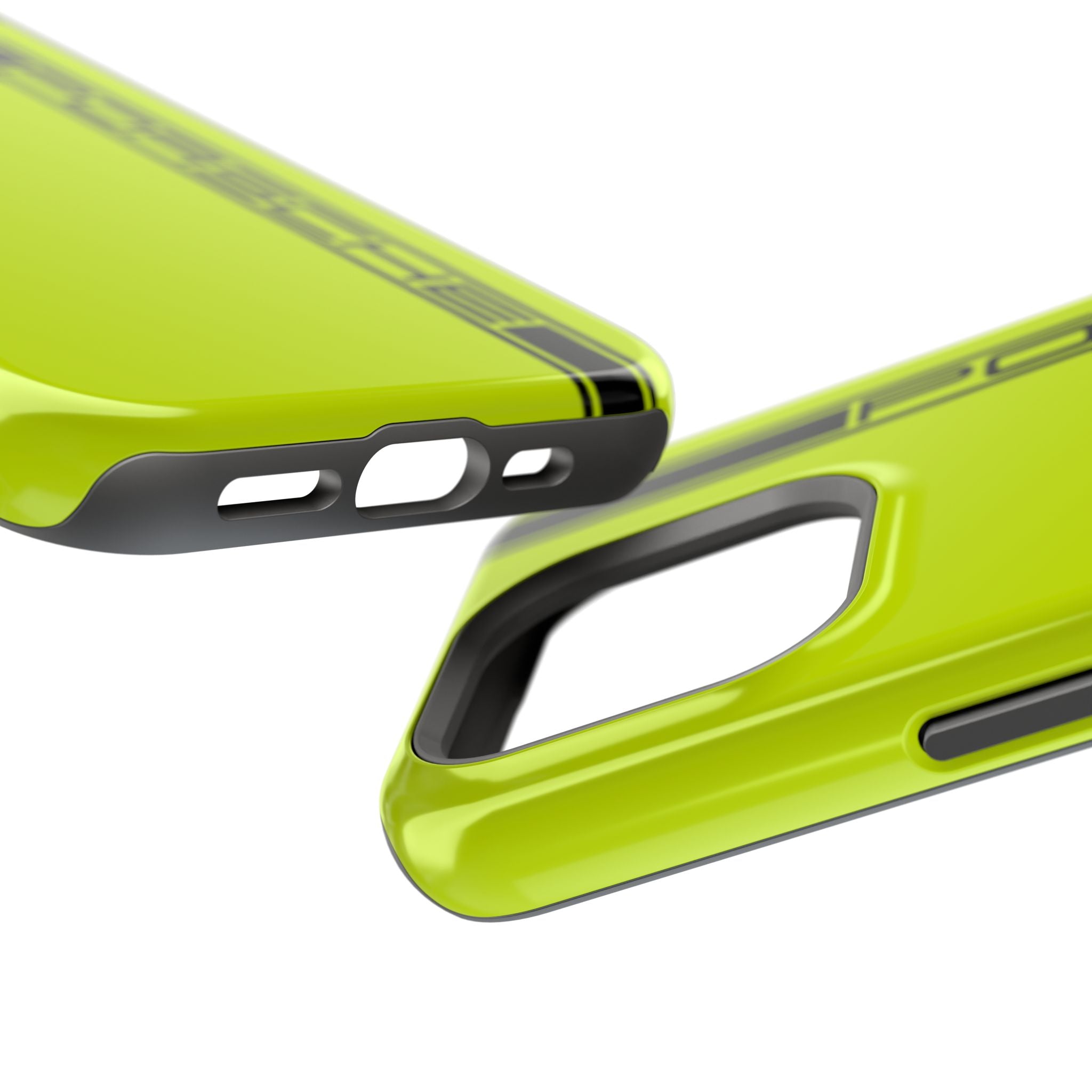 Porsche Acid Green Magnetic Tough Cases