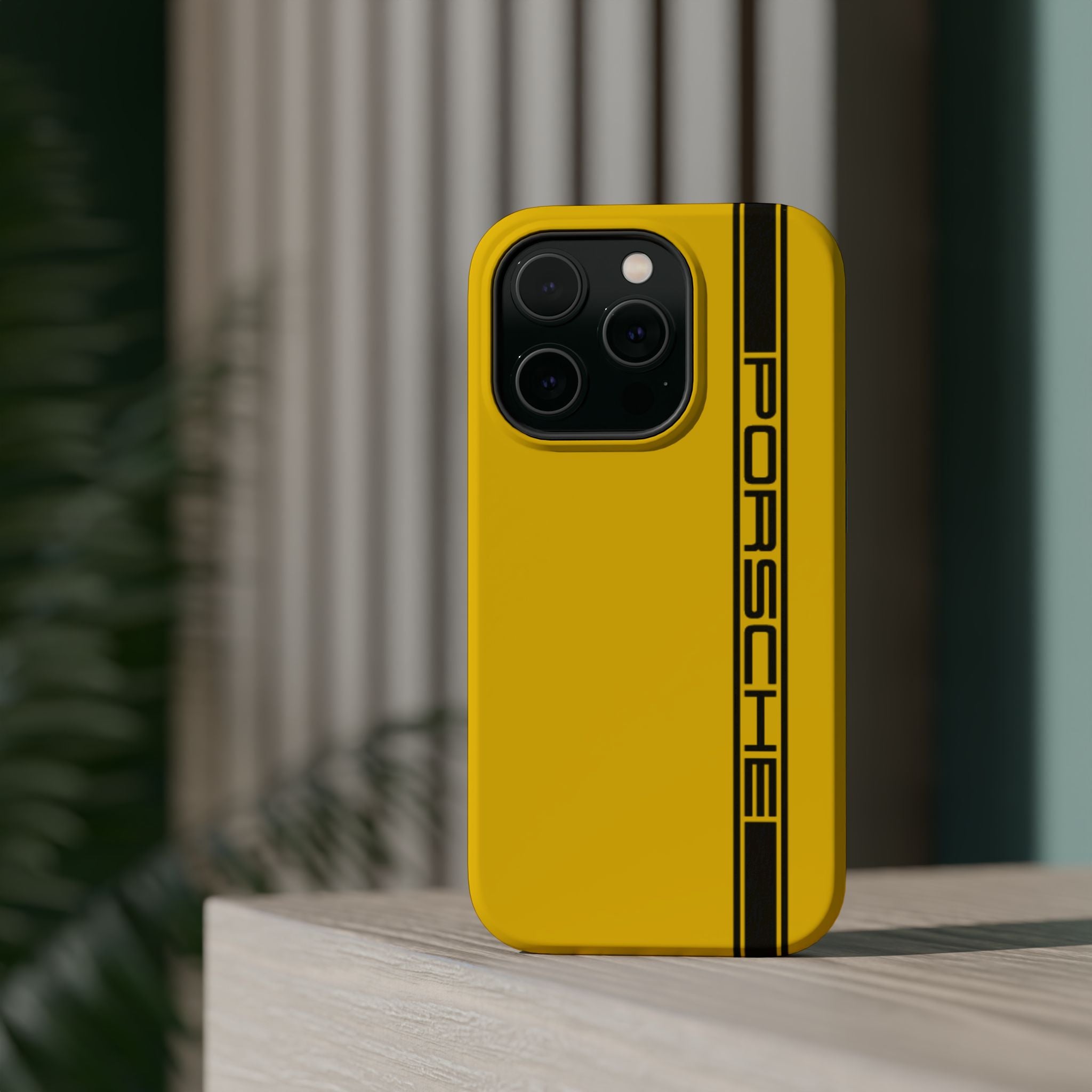 Porsche Speed yellow inspired Magnetic Tough Cases