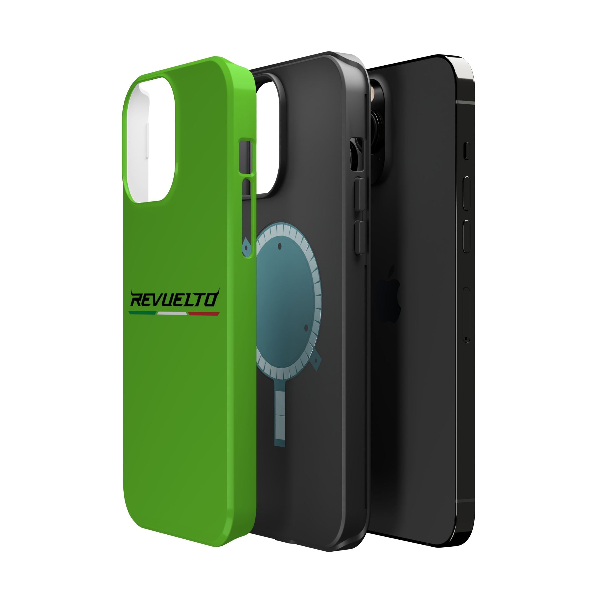 Lamborghini Revuelto Green inspired Magnetic Tough Cases