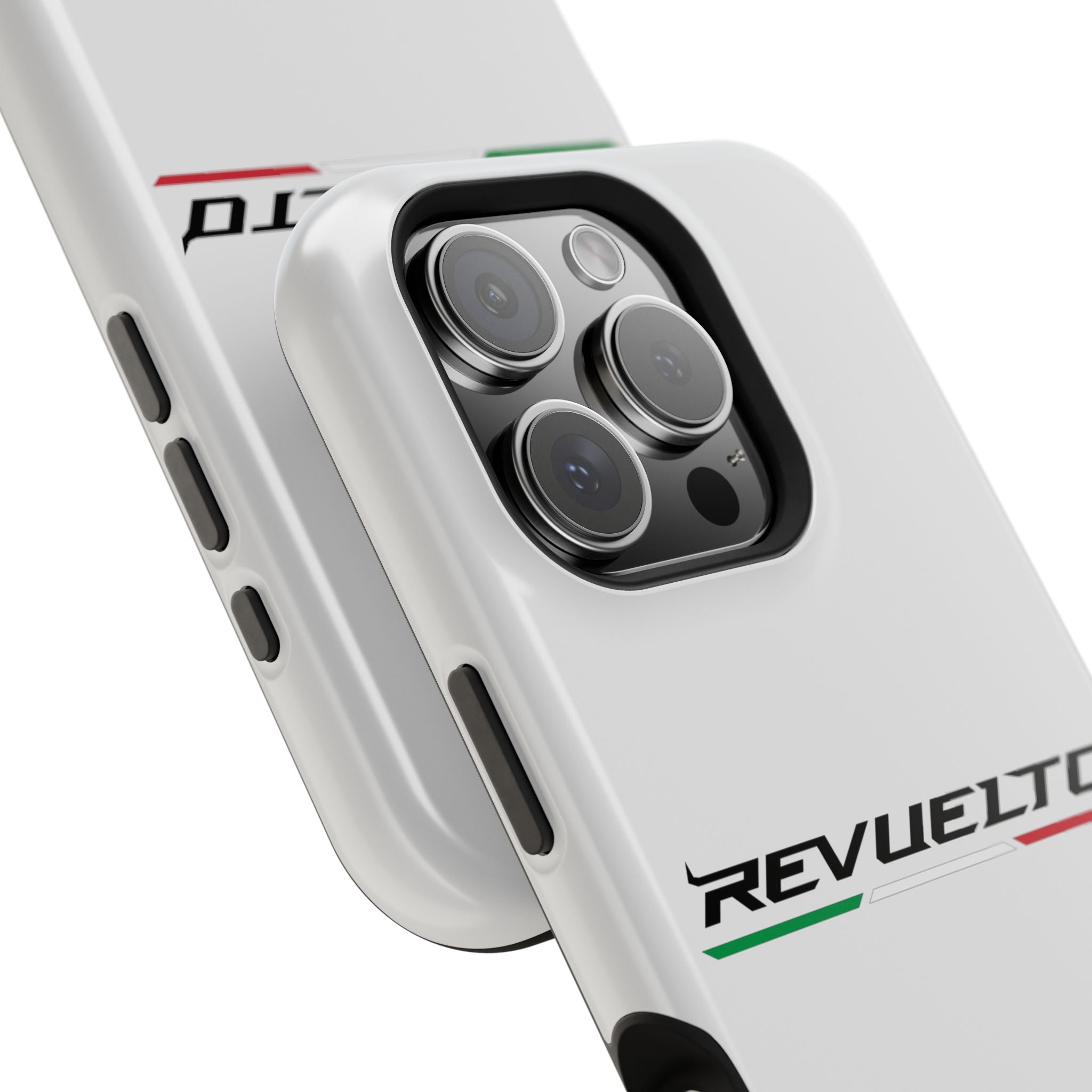 Lamborghini Revuelto White inspired Magnetic Tough Cases