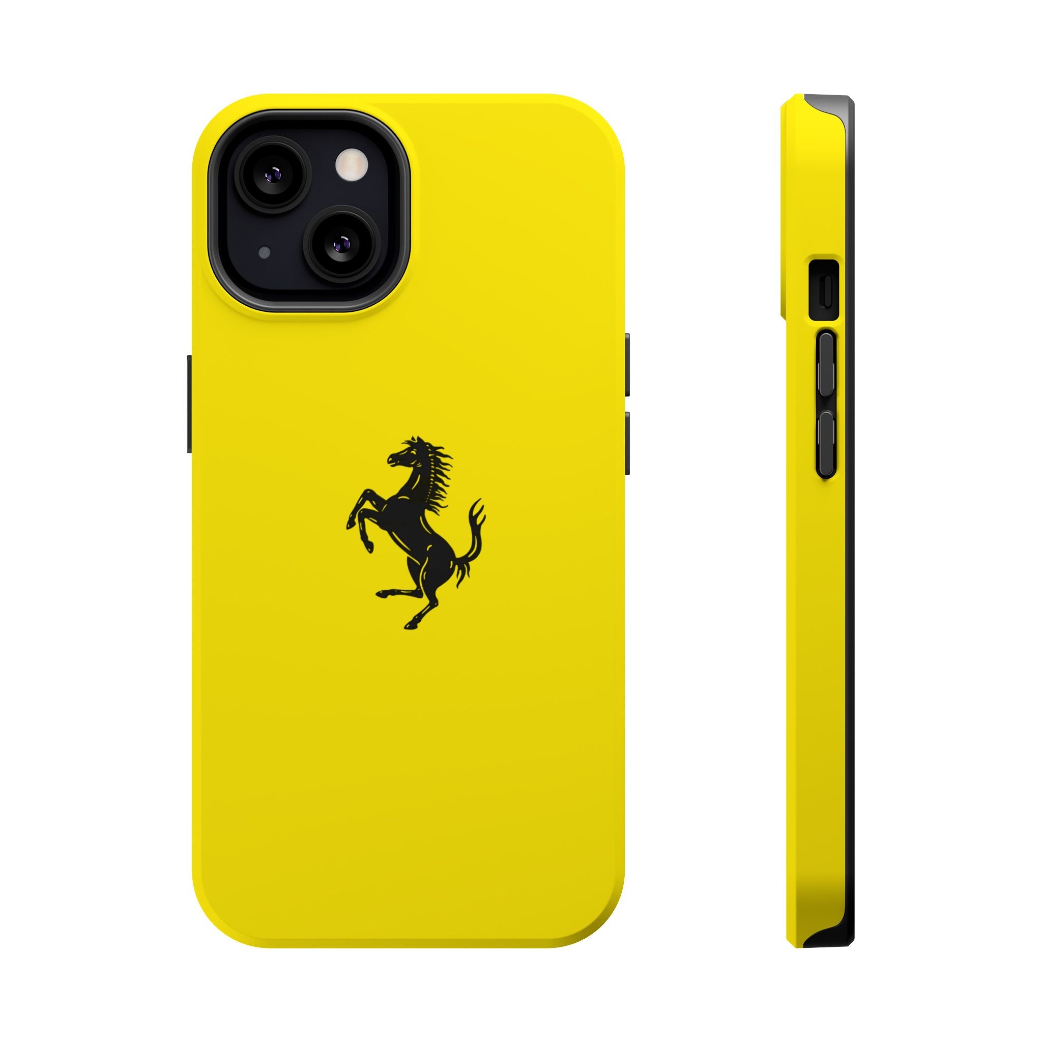 Ferrari horse Giallo Modena inspired Tough Cases