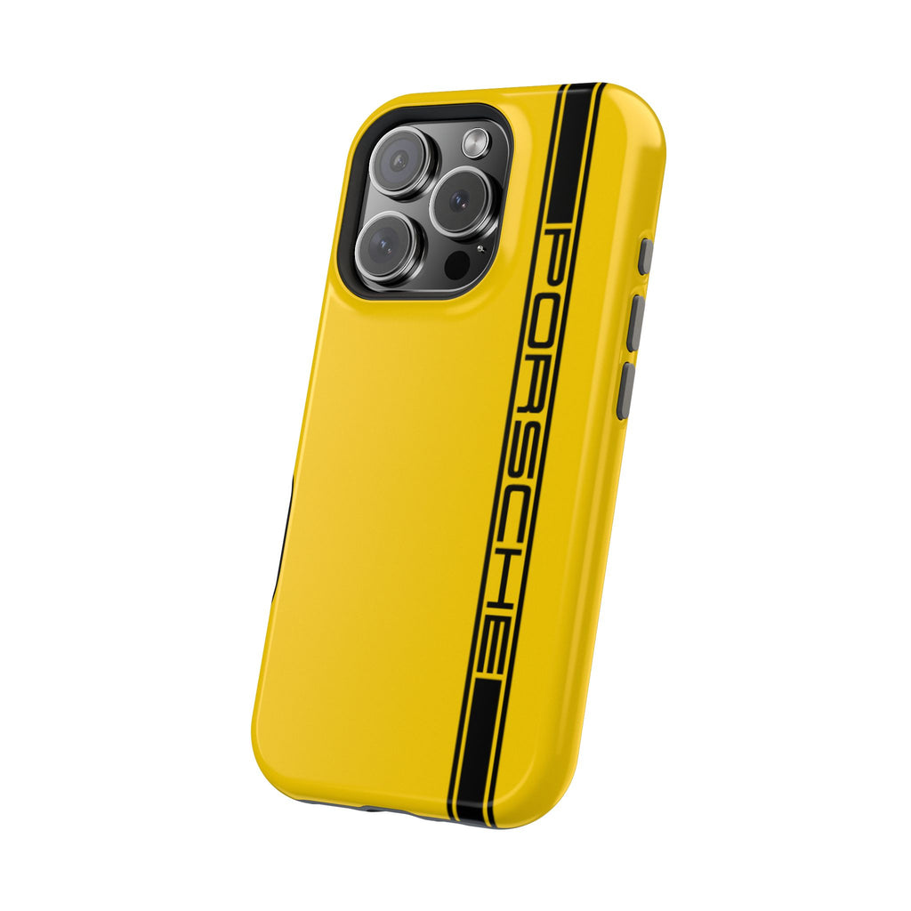 Porsche Speed yellow inspired Magnetic Tough Cases