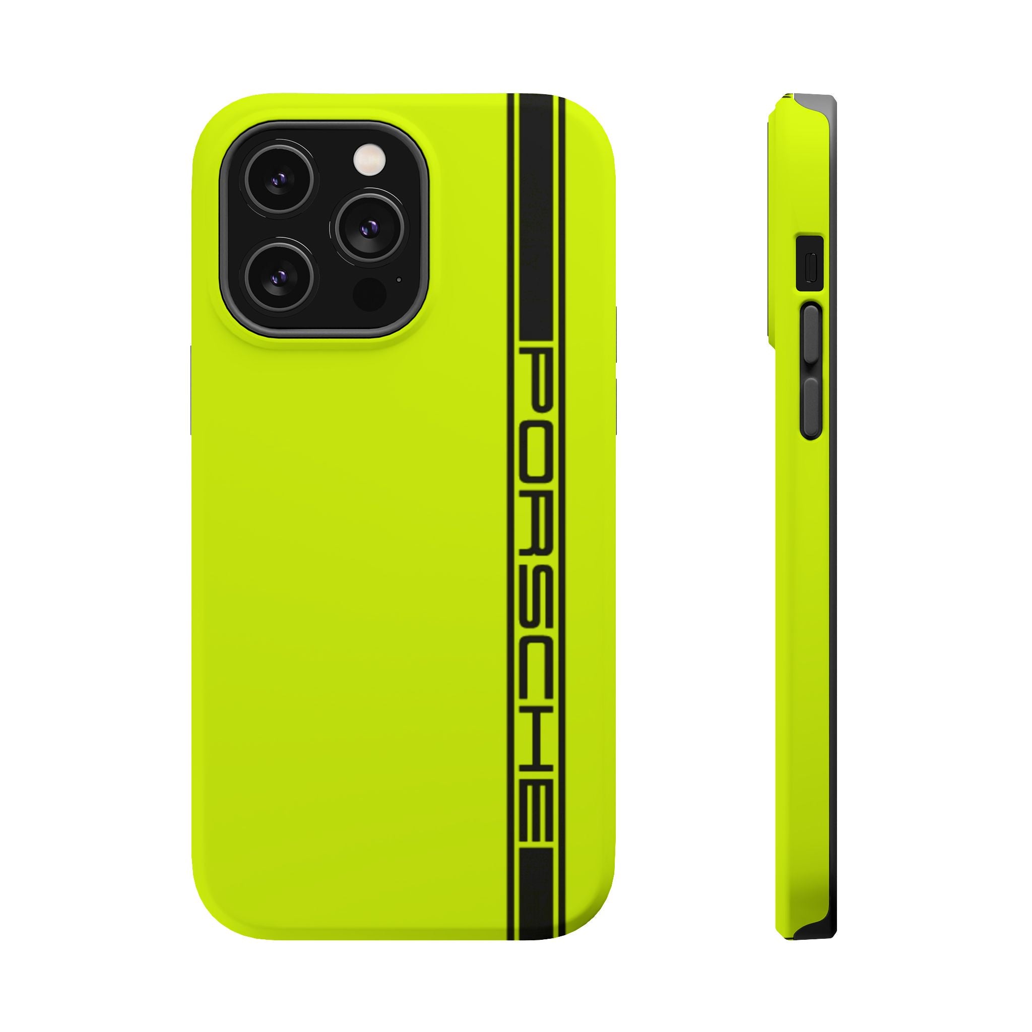 Porsche Acid Green Magnetic Tough Cases