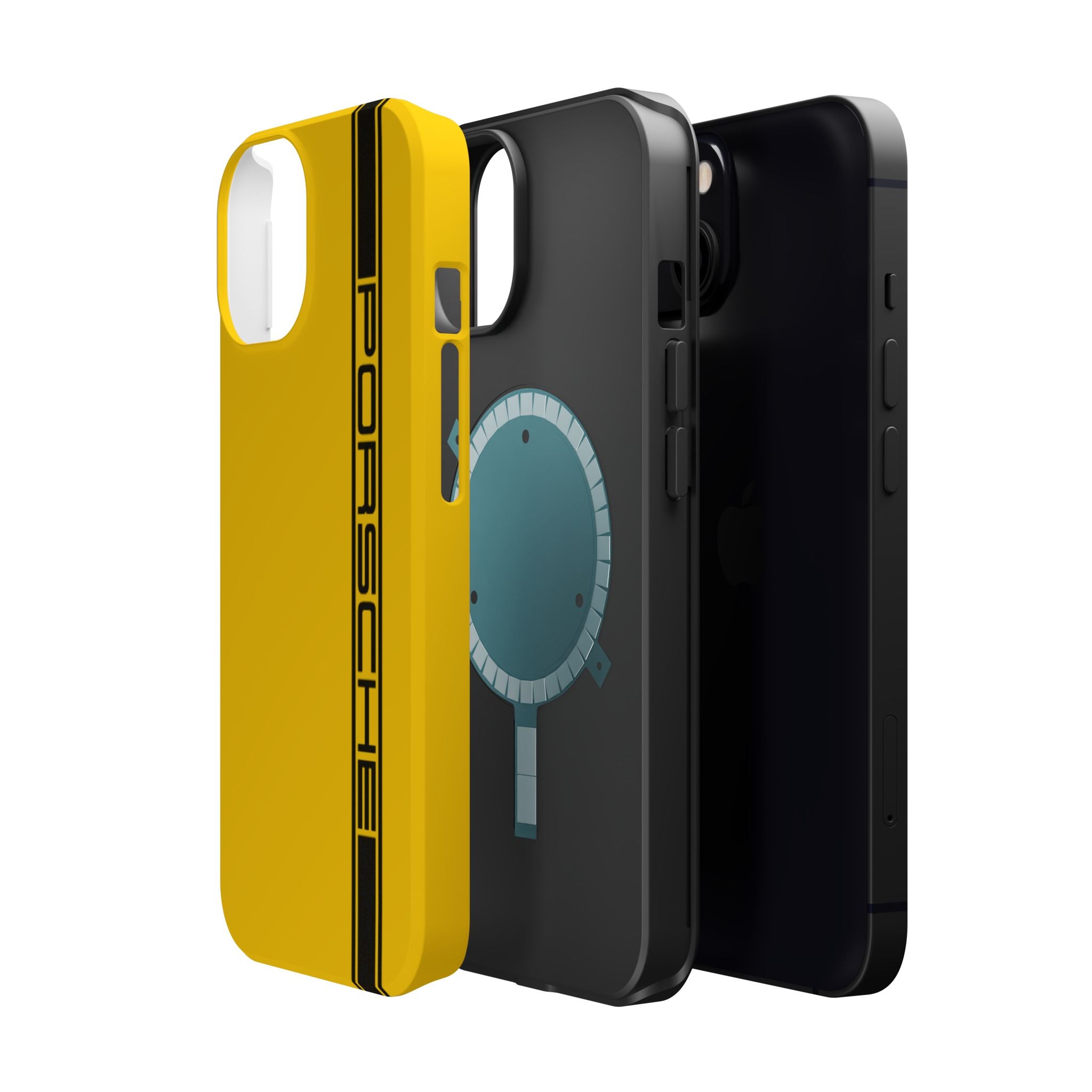 Porsche Speed yellow inspired Magnetic Tough Cases
