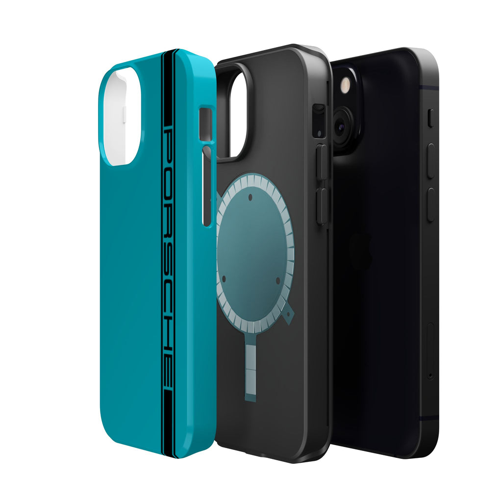 Porsche Miami blue inspired Magnetic Tough Cases