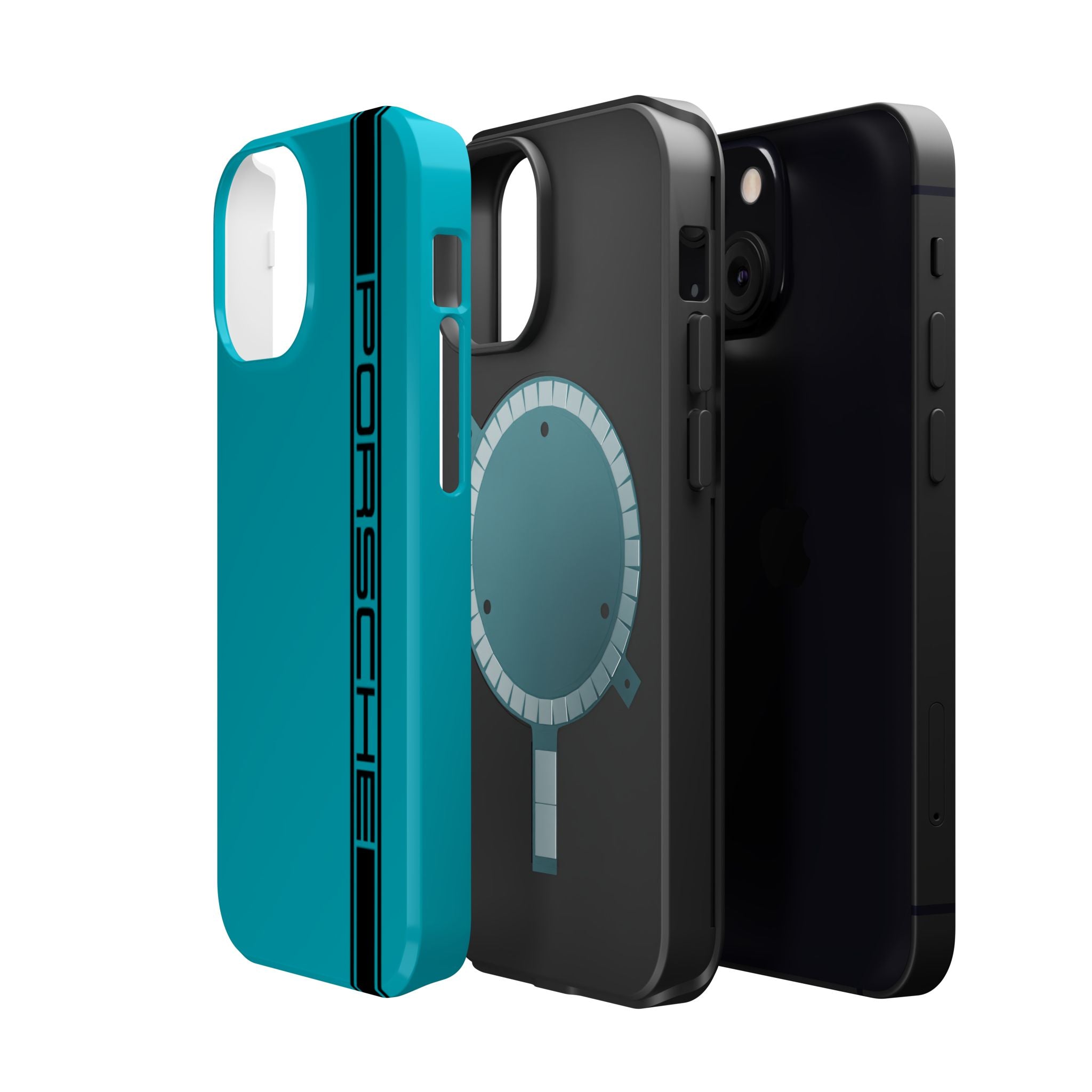 Porsche Miami blue inspired Magnetic Tough Cases