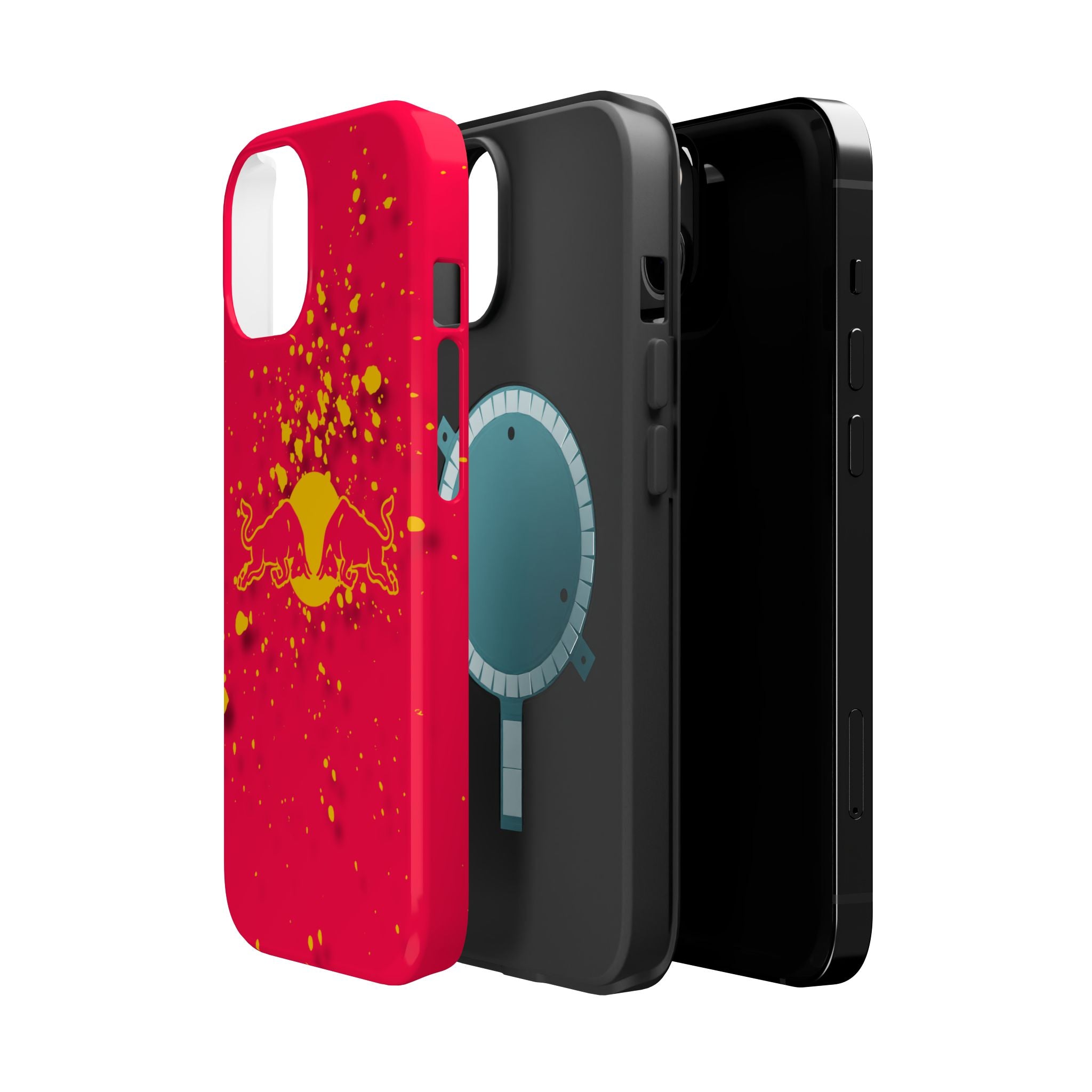 Red Bull with yellow splash inspired Magnetic Tough Cases