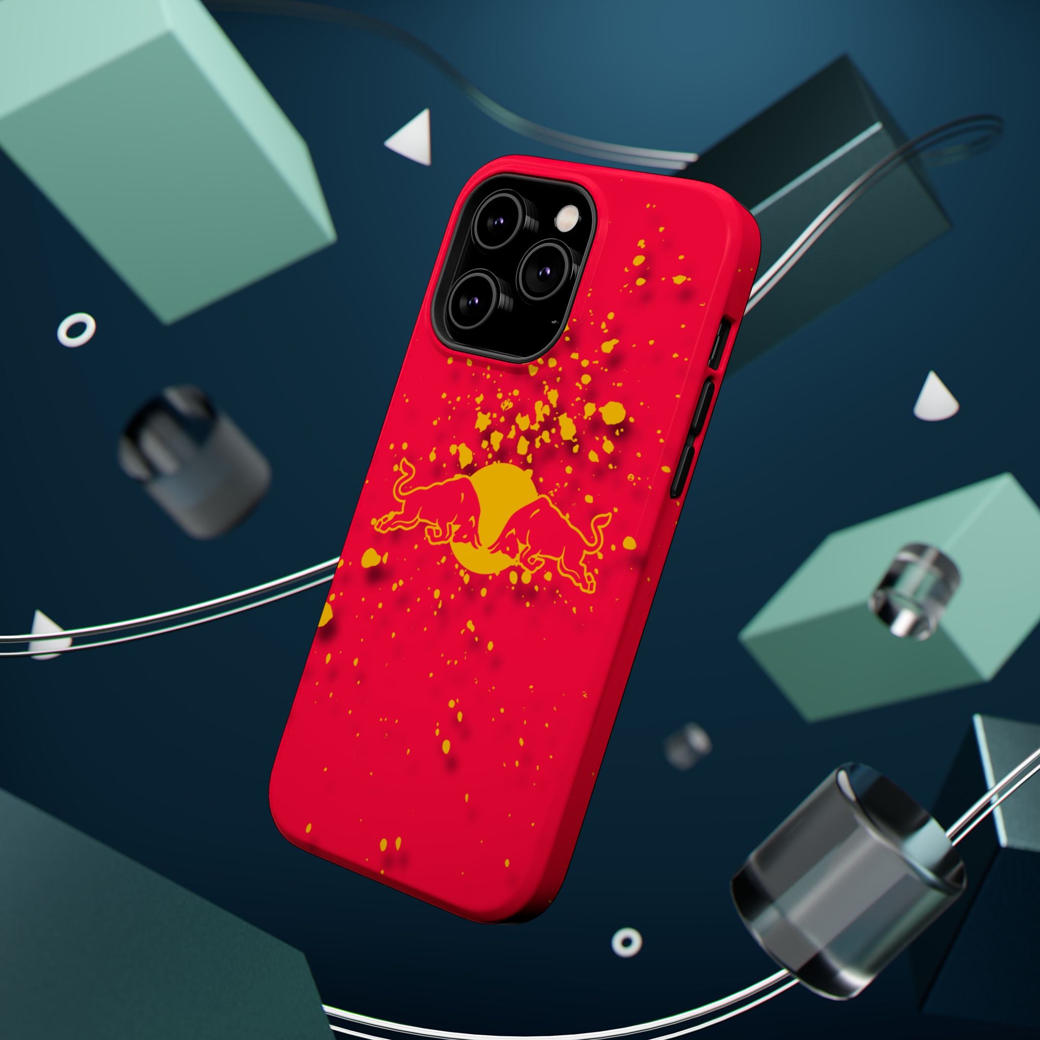 Red Bull with yellow splash inspired Magnetic Tough Cases