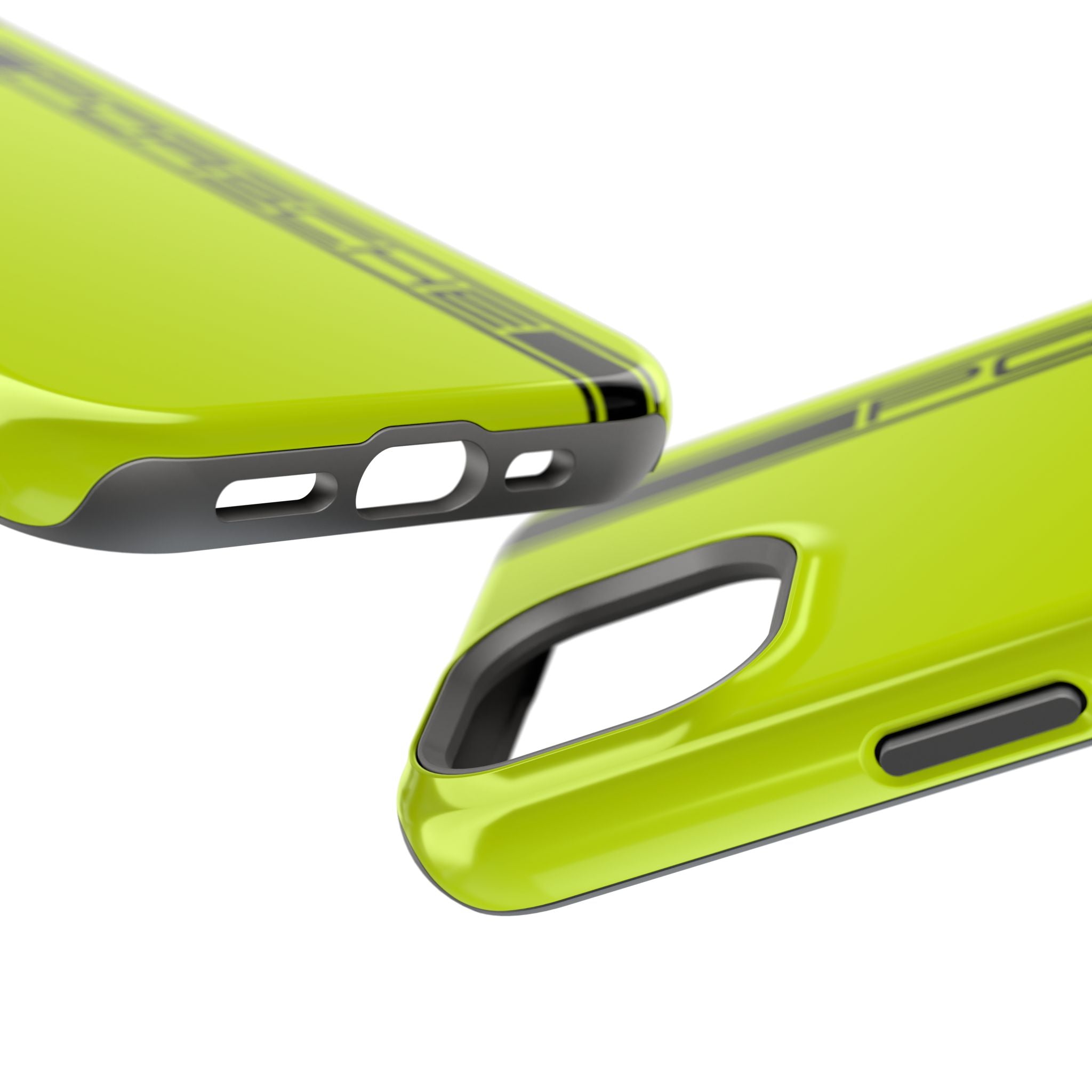 Porsche Acid Green Magnetic Tough Cases
