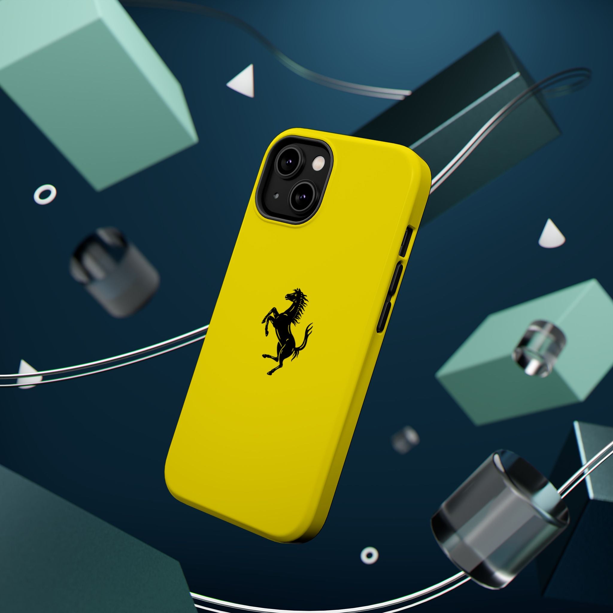 Ferrari horse giallo modena inspired Magnetic Tough Cases