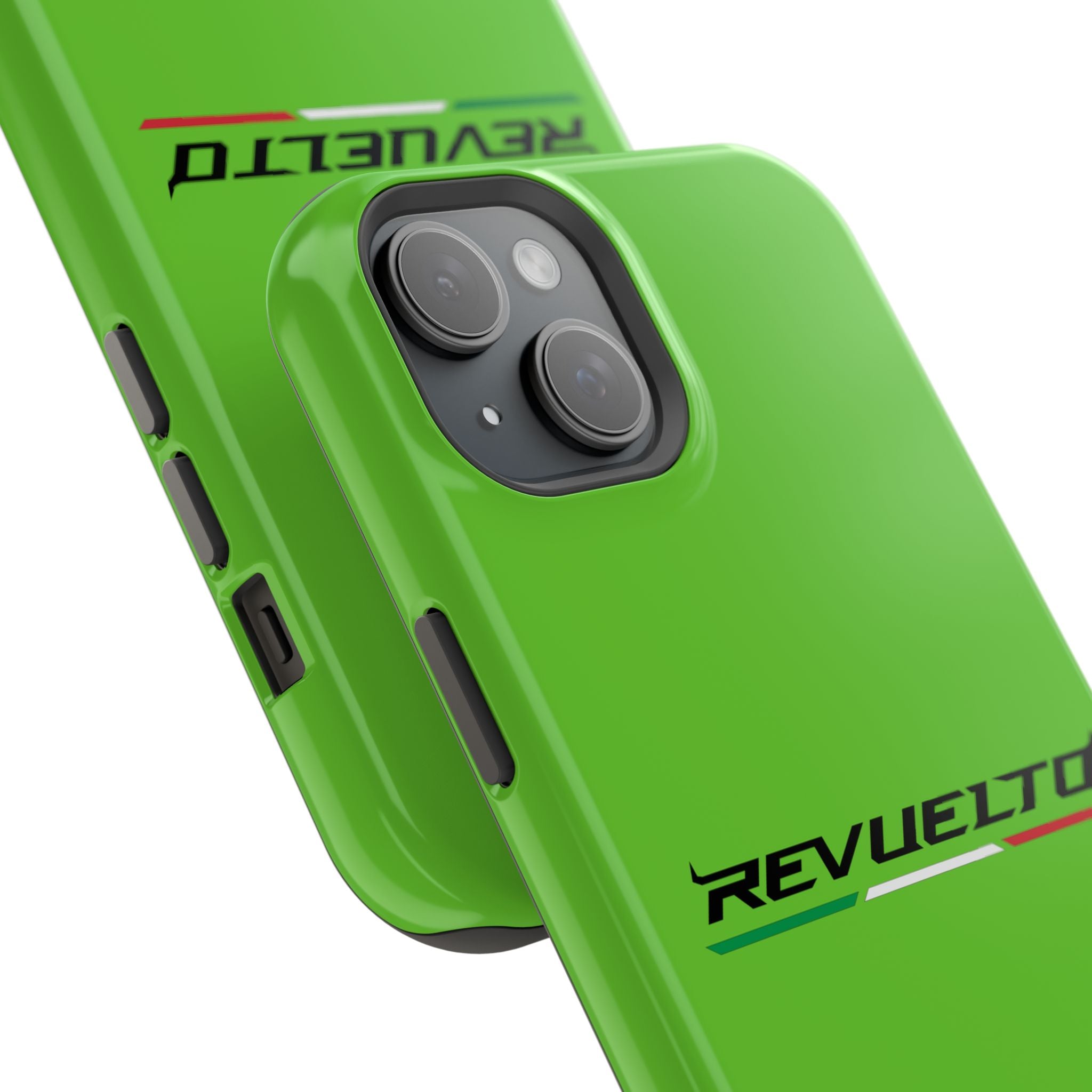 Lamborghini Revuelto Green inspired Magnetic Tough Cases