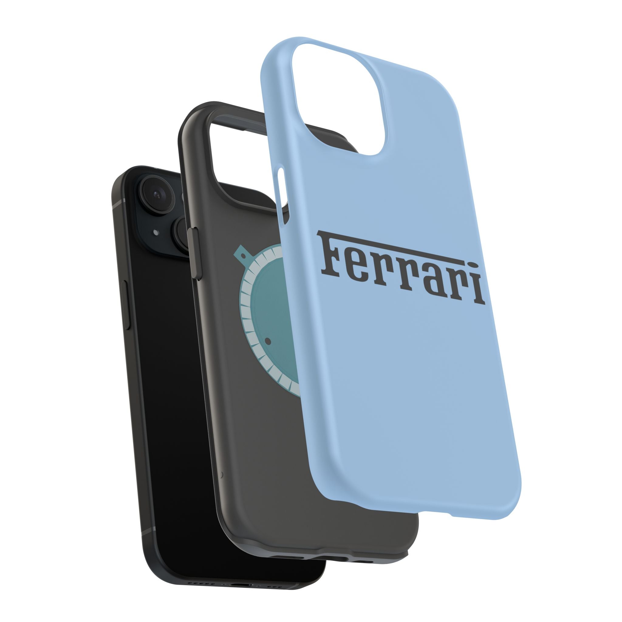 Ferrari Grigio Alloy inspired Magnetic Tough Cases
