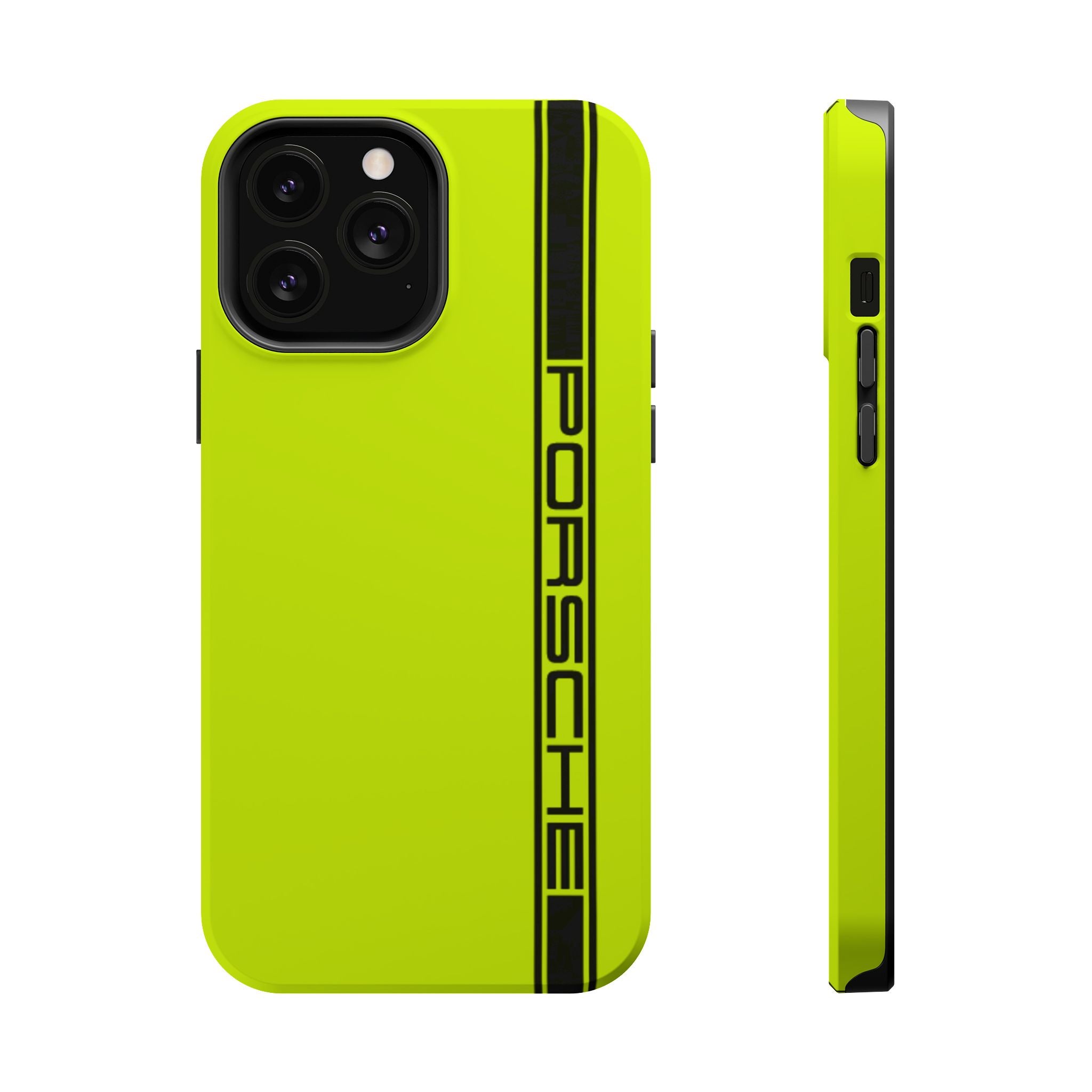 Porsche Acid Green Magnetic Tough Cases