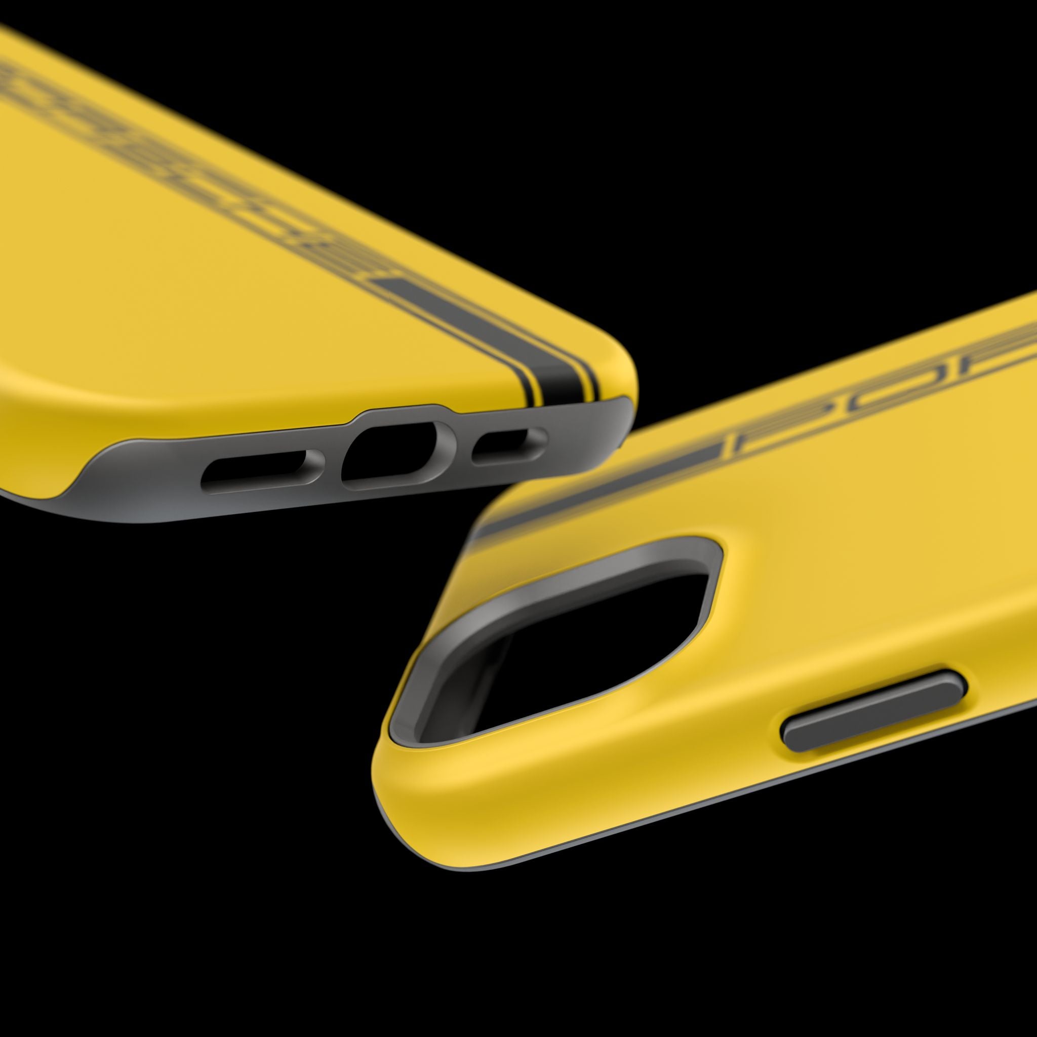 Porsche Speed yellow inspired Magnetic Tough Cases