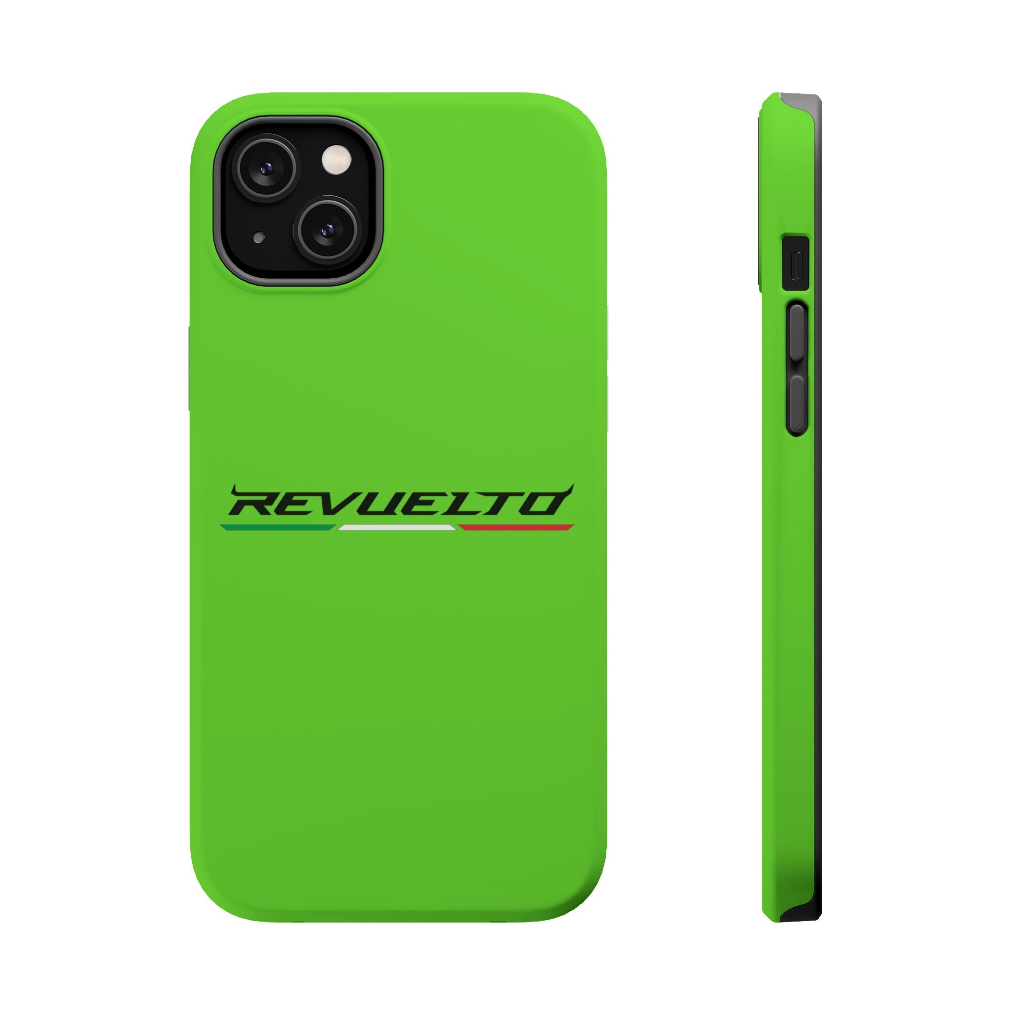 Lamborghini Revuelto Green inspired Magnetic Tough Cases
