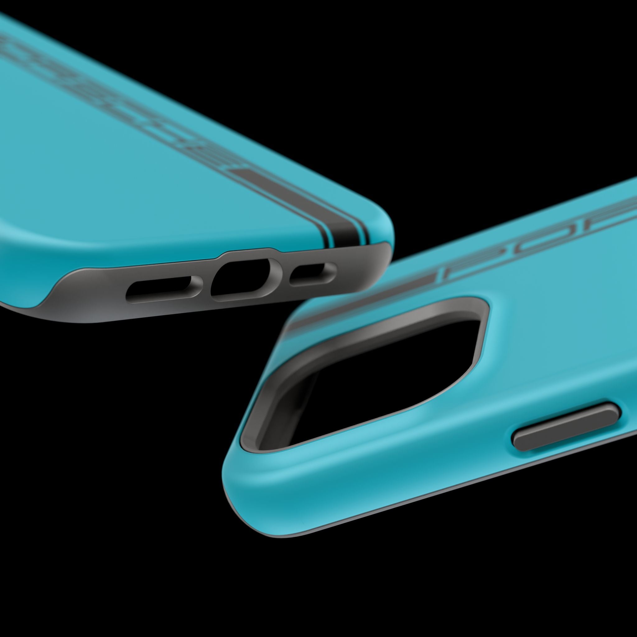 Porsche Miami blue inspired Magnetic Tough Cases