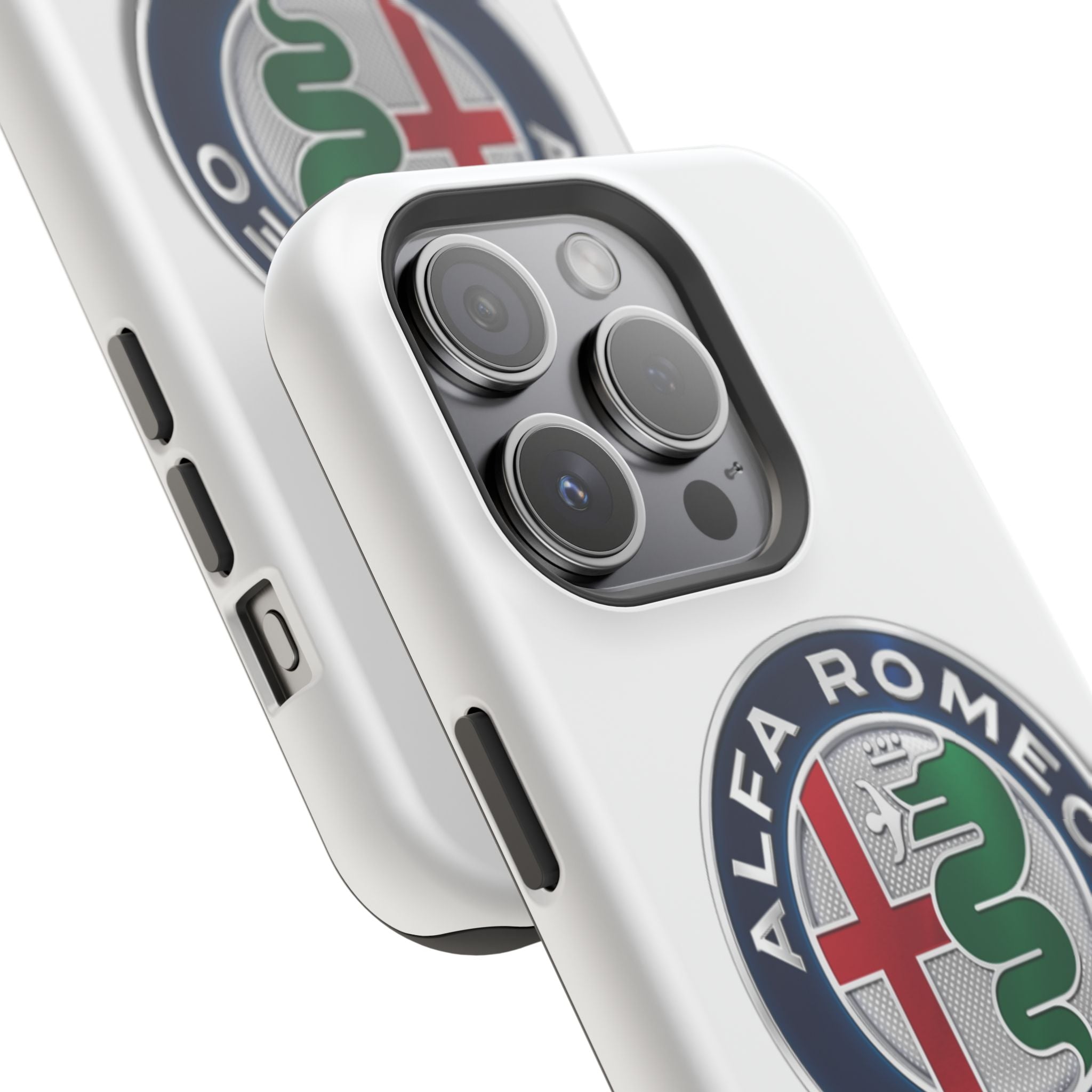 Alfa Romeo White Magnetic Tough Cases