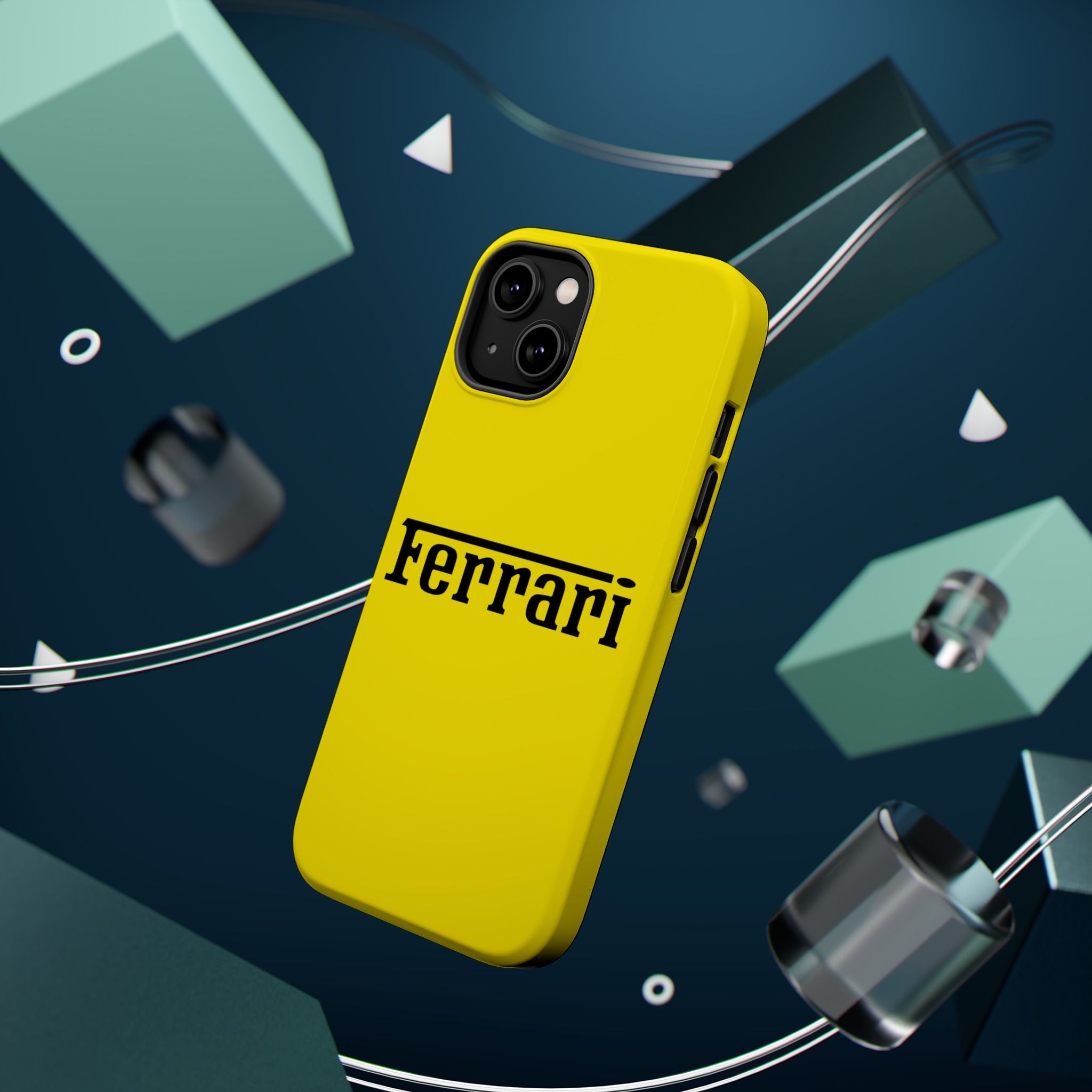 Ferrari Giallo Modena Inspired Magnetic Tough Cases