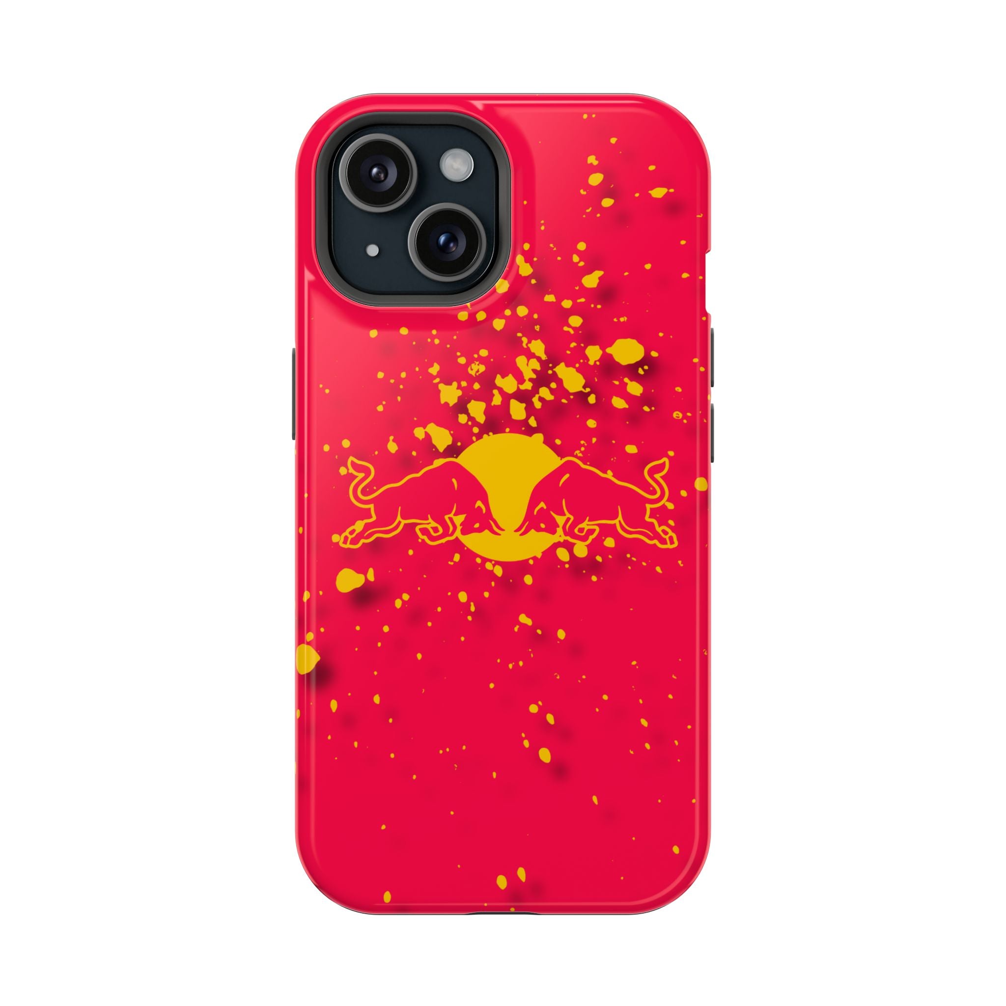 Red Bull with yellow splash inspired Magnetic Tough Cases