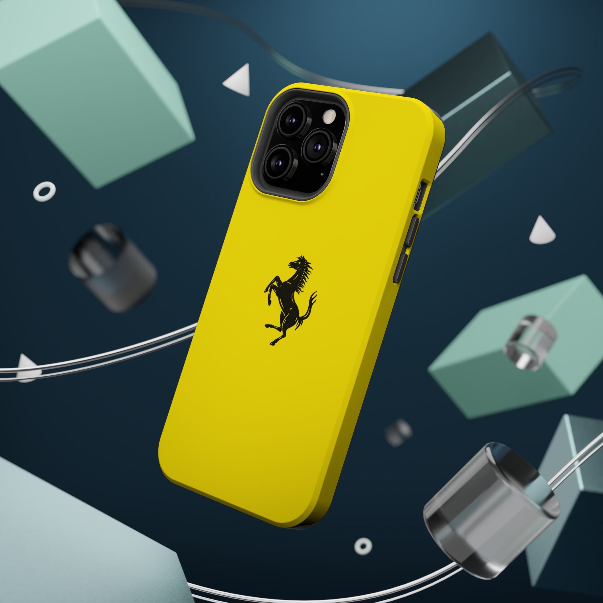 Ferrari horse giallo modena inspired Magnetic Tough Cases