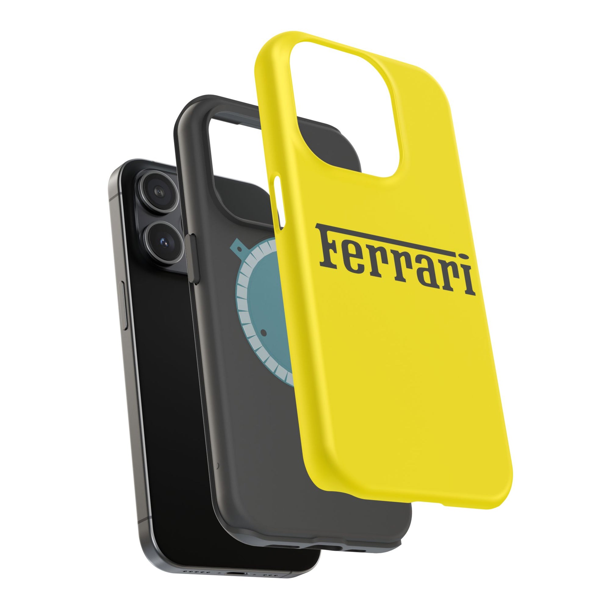 Ferrari Giallo Modena Inspired Magnetic Tough Cases