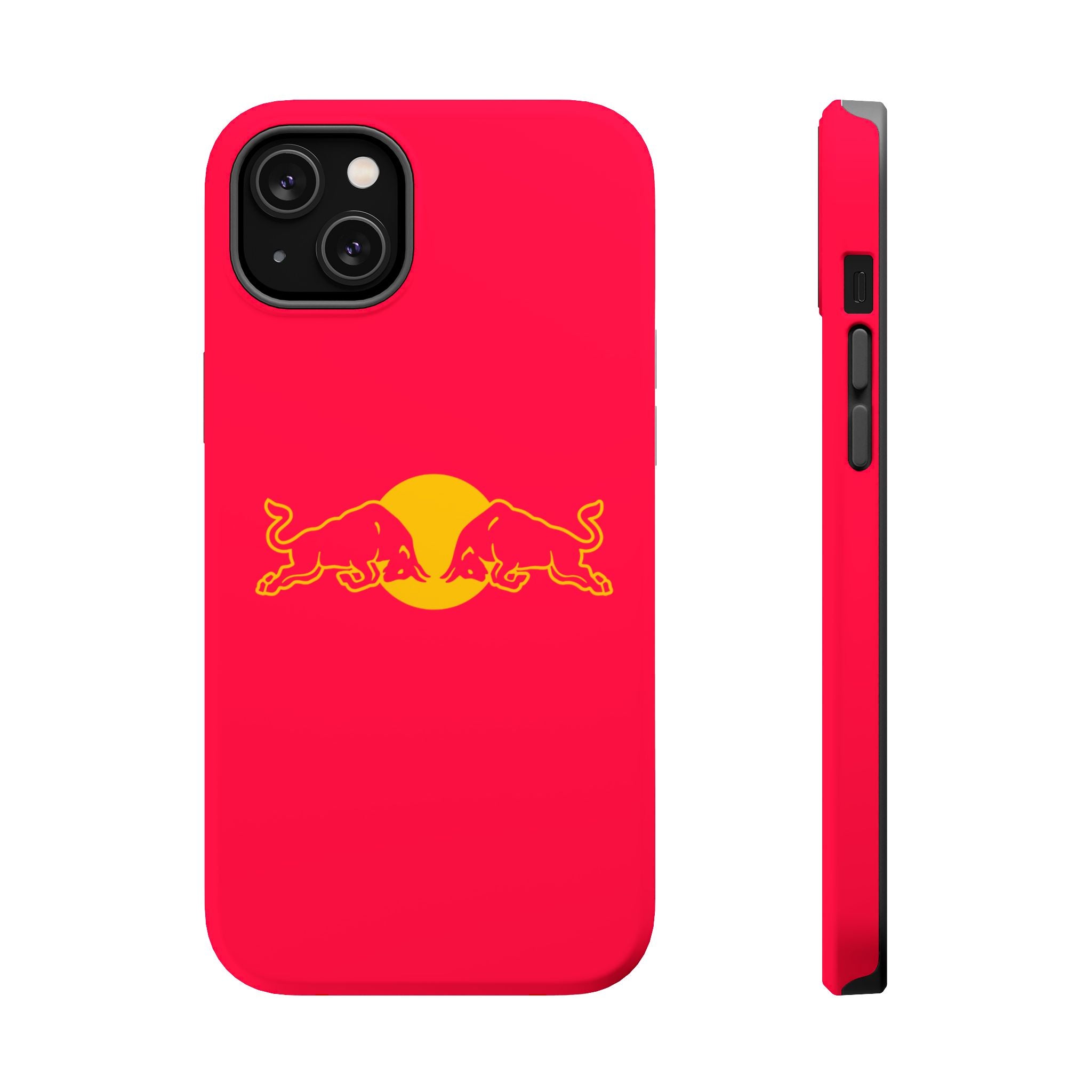 Red Bull red inspired Magnetic Tough Cases