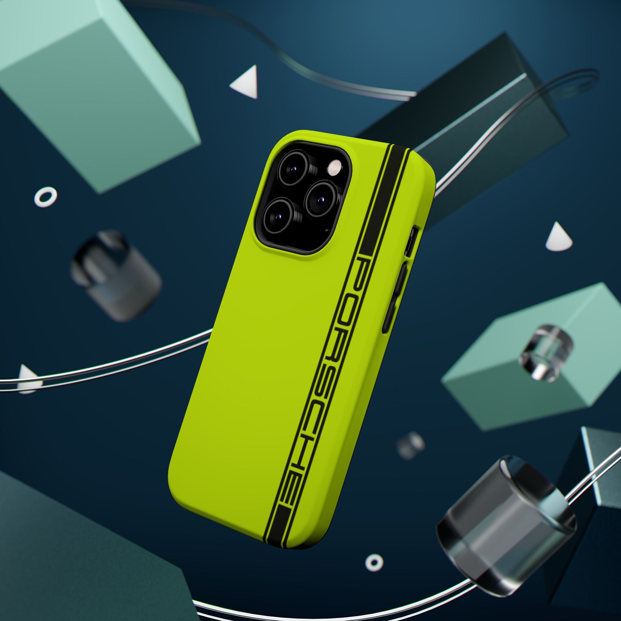 Porsche Acid Green Magnetic Tough Cases