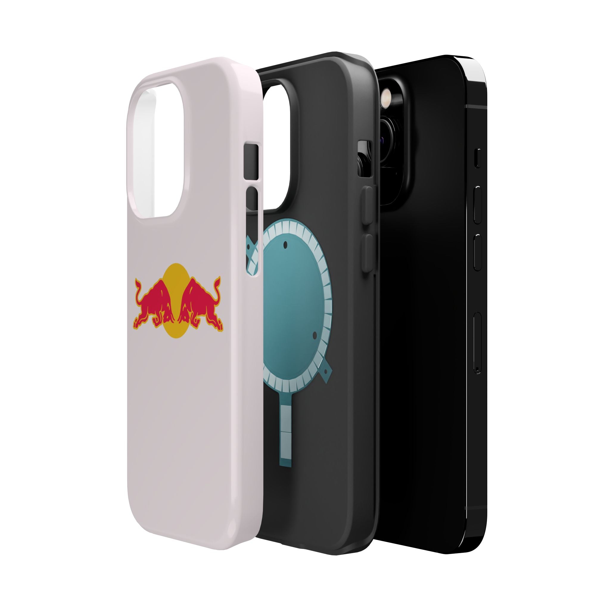 Red Bull white inspired Magnetic Tough Cases