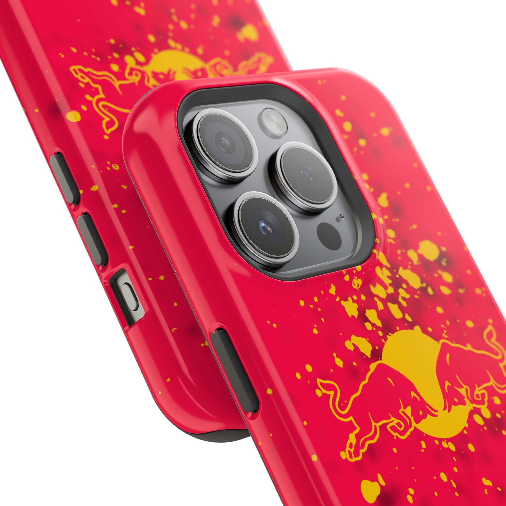 Red Bull with yellow splash inspired Magnetic Tough Cases