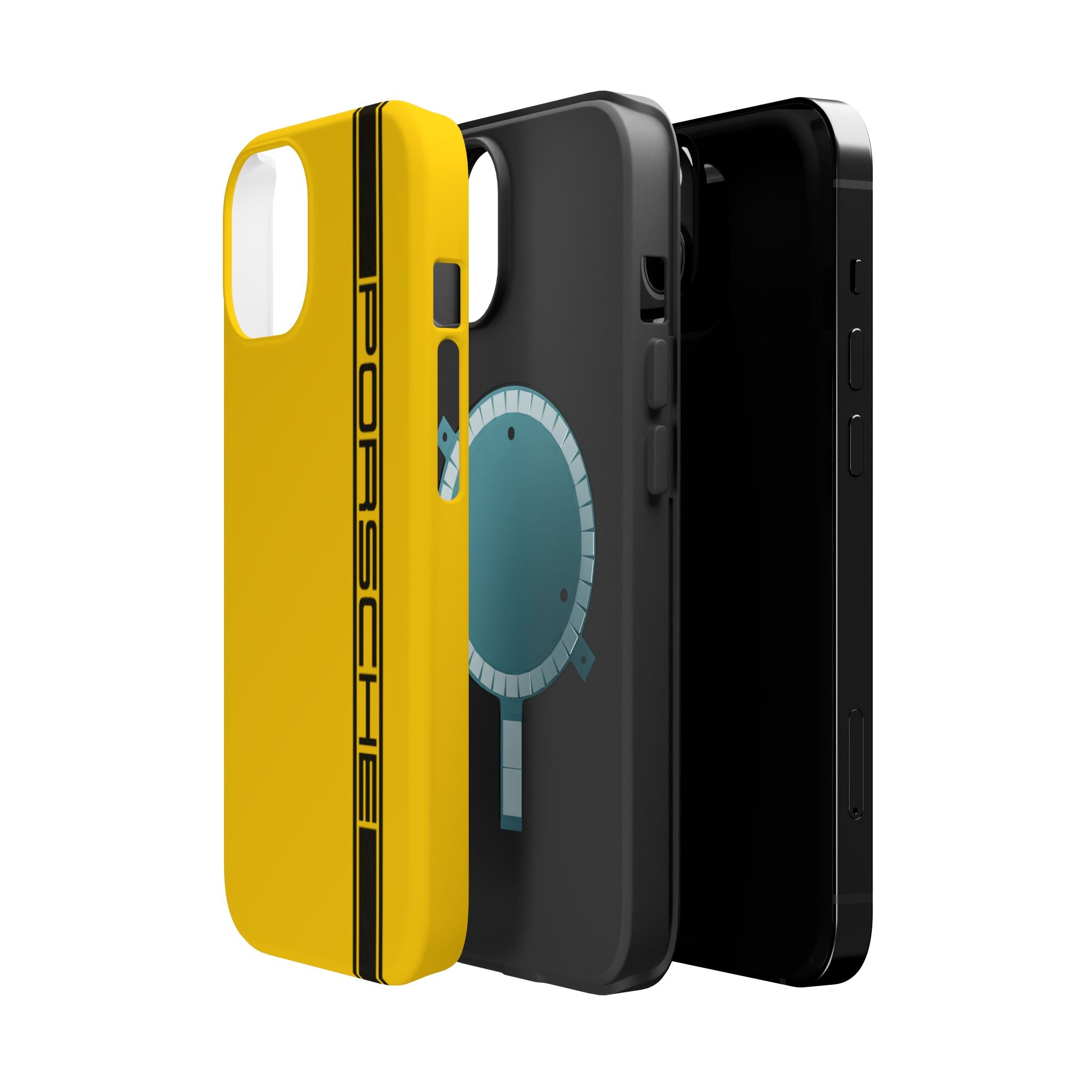 Porsche Speed yellow inspired Magnetic Tough Cases