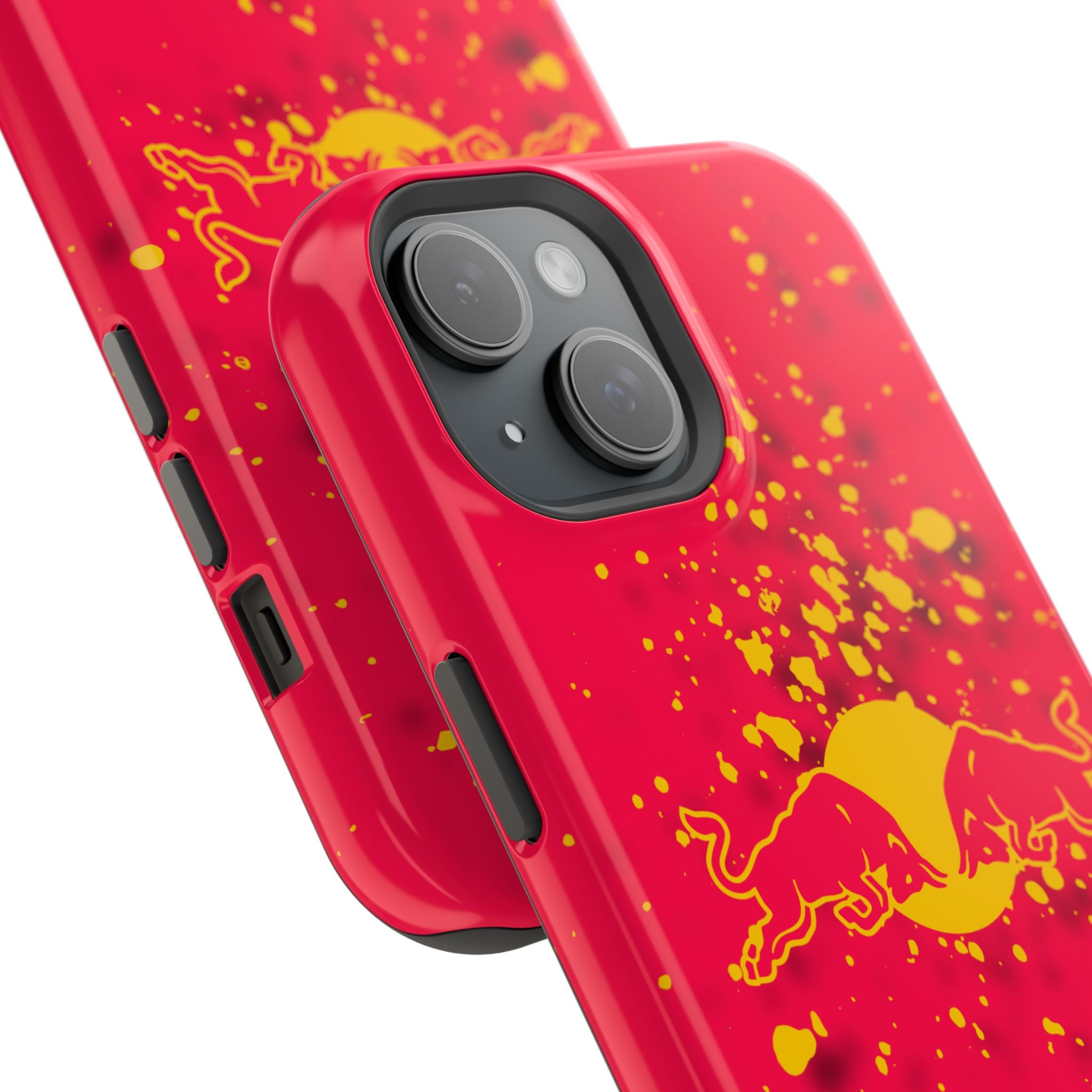 Red Bull with yellow splash inspired Magnetic Tough Cases