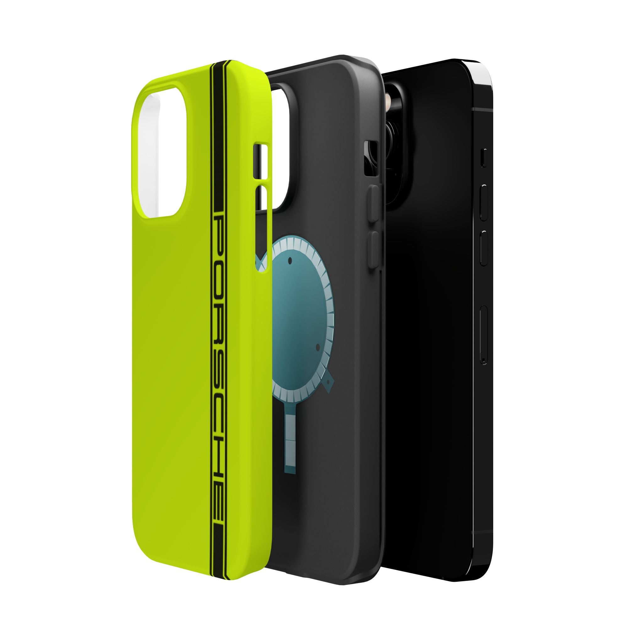 Porsche Acid Green Magnetic Tough Cases
