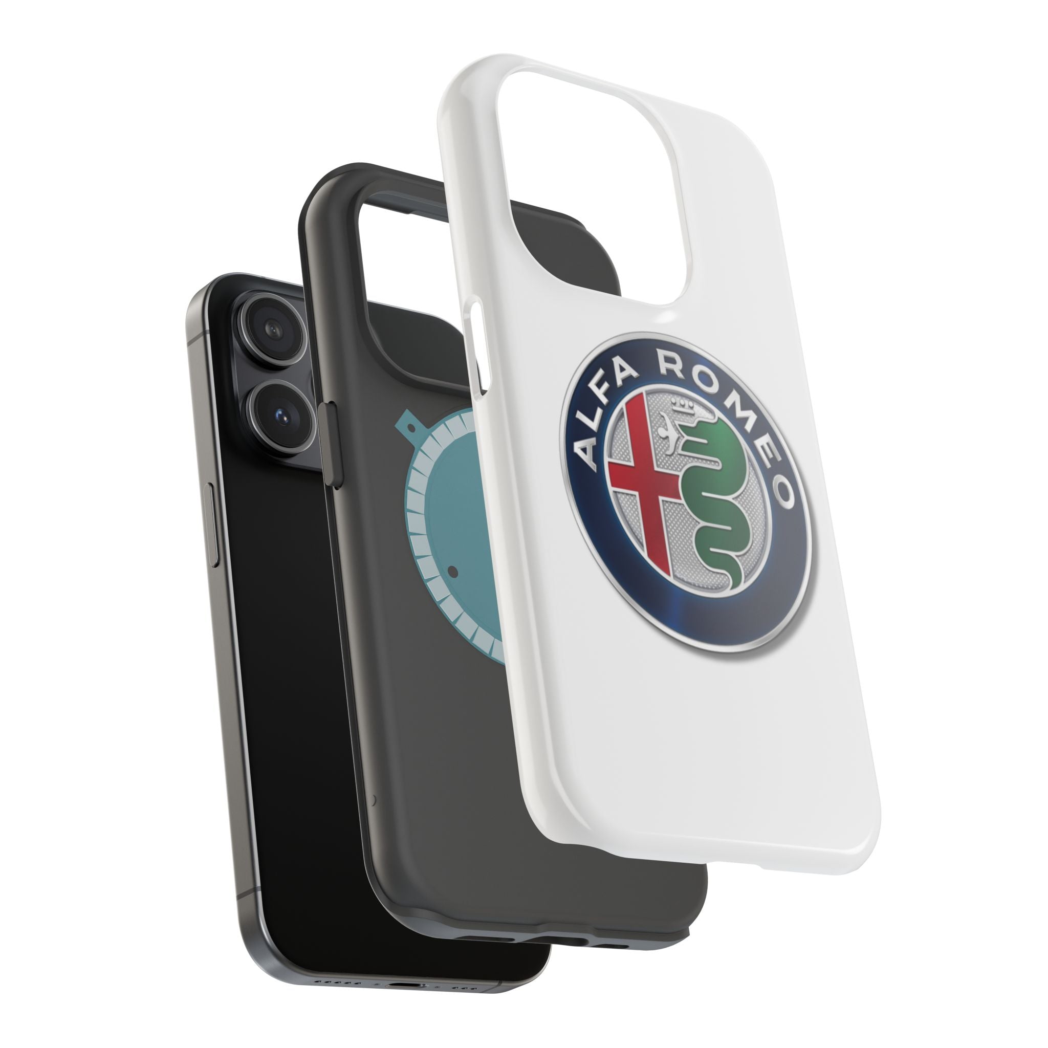 Alfa Romeo White Magnetic Tough Cases
